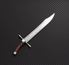 Handmade Medieval Messer Sword – High Carbon Steel with Genuine Leather Scabbard picture
