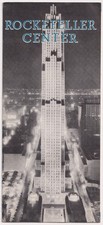1935 Rockefeller Center NYC RCA New York Building Rainbow Room Travel Brochure picture