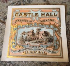Castle Hill Tobacco Label 1920 Mint picture