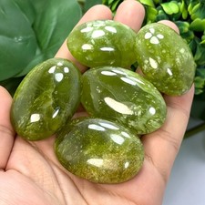 3PC 50G Wholesale Xiuyan Jade Palm Good Quality Polished Home Office Decor Gift picture