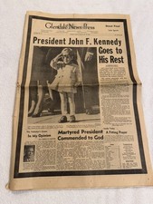 Glendale News Press - Nov. 25, 1963 - Kennedy Assassination Funeral - 18 pages picture