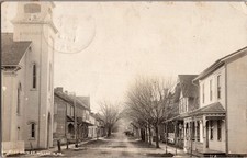 [53a2] Postcard RPPC 1915, East Main Street Millheim PA picture