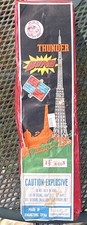 Vintage Thunder Bomb Label 800 picture