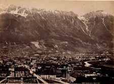 Österreich, Innsbruck, Berg Isel Vintage Albumen Print Albumen Print 19.5 picture