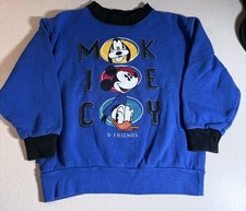 Vtg 90s Mickey & Co Disney Boys Toddler 5/6 Crewneck Sweatshirt MICKEY & FRIENDS picture