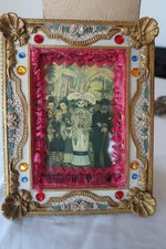 Handcrafted Mexican Folk Art Retablo Altar Diego Rivera Frida Kahlo picture