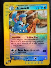 (LP-MP) Azumarill 4/147 2002 Aquapolis Reverse Holo Pokemon Card picture
