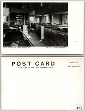 Old Trinity Church Interior Brooklyn CT Postcard picture