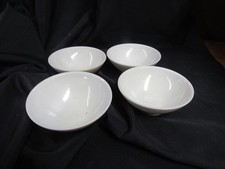4 Vintage Boonton Ware USA #3303 Bowls White Desert C1 picture