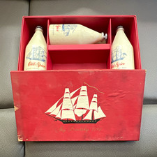 Old Spice Vintage Shaving Set Red Box w/ After Shave, Cream & Shaving Mug picture
