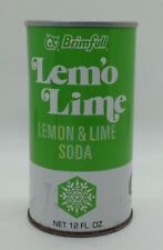VINTAGE Brimfull Lem'o Lime Lemon & Lime Soda Steel Pull Tab Soda Can picture