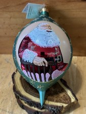 Vintage Christmas Ornament #200 Of 750 Christopher Radko Handblown XTRA LARGE 8” picture