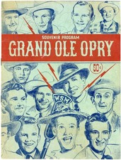 Hank Williams Sr. ~ Signed Autographed Grand Ole Opry Souvenir Program ~ JSA LOA picture