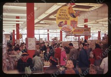 sl88 Original slide 1970's Hillbilly Billy Bread presented grocery store 639a picture