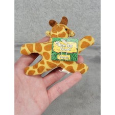 Hartin Mini Bean Bag Friends Giraffe Plush Magnet Vintage 90s Yellow Brown 4in picture