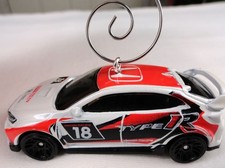 2018 Honda Civic Type R Custom Christmas Ornament Diecast 1/64 Scale JDM picture