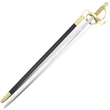 Historical Swept Hilt Rapier Sword  EN45 steel Blade / Leather-Wrapped Grip picture