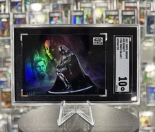 Topps 2021 Star Wars Galaxy #55 Regrets Refractor Non-Sport Trading Card SGC 10 picture