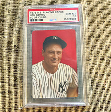 U.S. Playing Cards 1973 Lou Gehrig 10 of Clubs PSA 10 GEM MT #25128906 picture