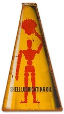 SHELL LUBRICATING OIL CONE SHAPED 23