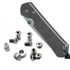 Custom Titanium Alloy Screws For Chris Reeve Small Sebenza 21/31 Fold Knife picture