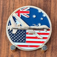 RAAF MQ‑9 Reaper Fear The Reaper‑Roo Military Challenge Coin  W#18 picture