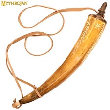 Gun Powder Horn with Strap Mountain Man Reenactment Rendezvous picture