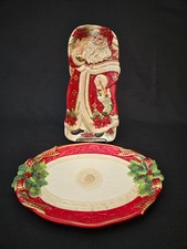 Two Fitz and Floyd Christmas Serving Platters picture