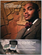 Sir Charles Barkley Egypt History Right Guard - 1994 Vintage Print Ad Ephemera picture