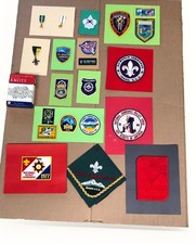 Lot of 18 BSA Vintage Patches 60-90s Scarf Badges Knots picture