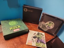 Pamp MMTC Marvel Hulk 1 oz Circulated Colorized Silver Coin (Capsule, Box, COA) picture