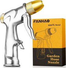 Upgraded Garden Hose Nozzle Sprayer, 100% Heavy Duty Metal Handheld Water Nozzle picture