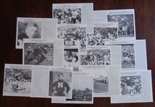 Lot 14 NEBRASKA CORNHUSKER 1915-1992 Photos through the years HUSKER HISTORY picture