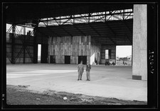 Photo:Lydda Palestine 1930s Hangar Interior Exterior Men Airfield picture