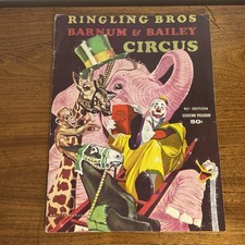 1960 Ringling Bros Barnum & Bailey Circus Program 90th Edition VTG Advertisement picture