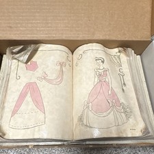 Walt Disney Cinderella Sewing Book with wood stand new in box picture