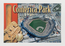 Comerica Park Home to the Detroit Tigers Baseball Team Michigan Postcard picture