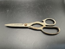 Vintage Wiss KS Kitchen Shears Scissors Bottle Opener Nutcracker Serrated USA picture