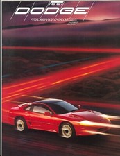 1991 Dodge Stealth Daytona Spirit R/T Shadow ES Dealer Sales Brochure picture