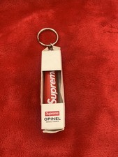 Supreme / Opinel No. 4 Knife Keychain - Red - FW25 Red/White Wood Made In France picture