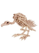 10 Inch Crazy Bonez Skeleton Vulture Bendable Neck Moveable Head Halloween Decor picture