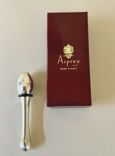 ASPREYS London Wine Bottle Stopper Silver Plate Original Box / Vintage picture