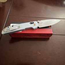 NIB Kershaw Mini Iridium 2051 Ice Blue Aluminum D2 DuraLock Folding Knife picture