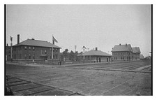 Boone Iowa Railway Station Standard Postcard picture