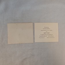 Vintage 1945 USS South Dakota BB-57 Ship's Party Invitation Card with Envelope picture
