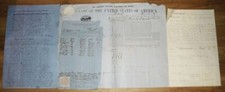 1859 Protest And Statement Of General Averages For Ship Harvest Port Of Bristol picture