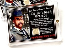 HH HOLMES Authentic Custom Relic Card In Case picture