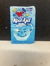 Kool-Aid Berry Blue Flavor Packet 1988 RARE Vintage picture
