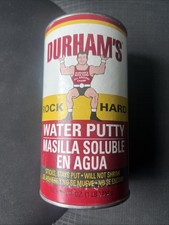 Vintage 1970’s Durham's Rock Hard Water Putty 16 oz Can - Opened/Unused - USA picture