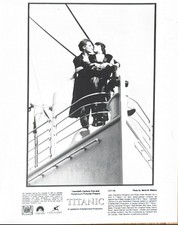 Titanic 1997 Vintage Press Photo Leonardo DiCaprio Kate Winslet 20th Century Fox picture